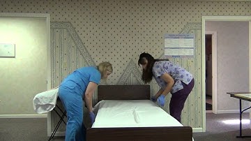 making and unoccupied bed