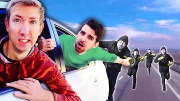 HOMELESS AGAIN? PROJECT ZORGO Took Our SAFE HOUSE After Ninja Battle Royale & Escape in Tesla