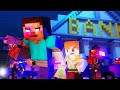 Bank heist  alex and steve life minecraft animation