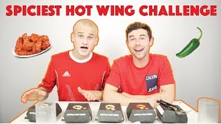 WE TRIED THE SPICIEST HOT WINGS CHALLENGE. OMG!