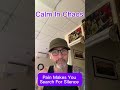 Calm In Chaos | Pain Makes You Search For Silence