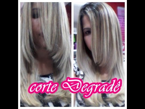 vídeo de corte de cabelo degradê