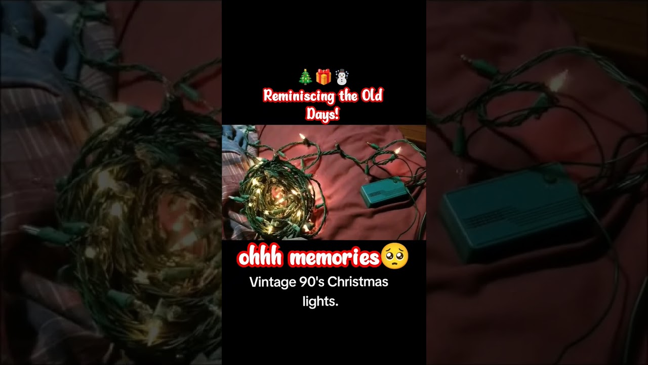Embracing Christmas Nostalgia 🎄✨ | Stirring Emotions with 90's Christmas Lights Tune |  