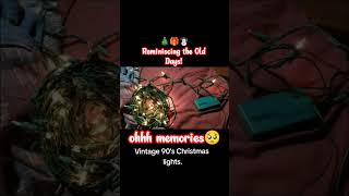 Embracing Christmas Nostalgia 🎄✨ | Stirring Emotions with 90's Christmas Lights Tune |  #shortsviral
