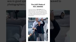 The LAST Photo of NEIL SEDAKA #death #music #singer #songwriter #pop #neilsedaka #history #rip