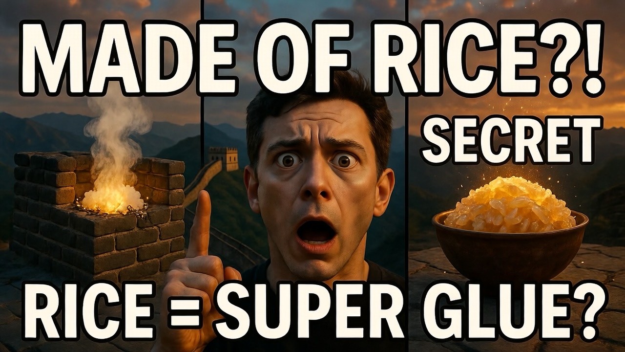 China’s 2,000-Year-Old “Super Glue” Was… Sticky Rice 🤯