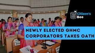 Hyderabad GHMC Newly Elected Corporators Oath || Citizens Bee