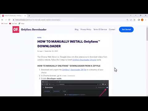 How to Install Onlyfans Downloader Chrome Step By Step