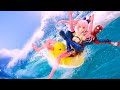 Spider-man Summer Beach Teases Mecha Girls | Figure Stop Motion