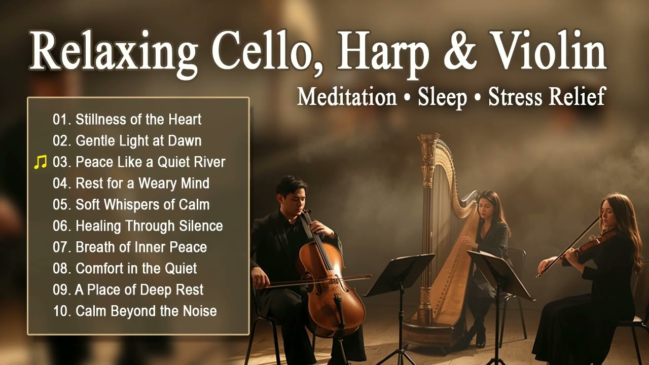 Healing Instrumental Inspired by Psalms 🌿 Calm Cello, Harp & Violin | Prayer & Rest