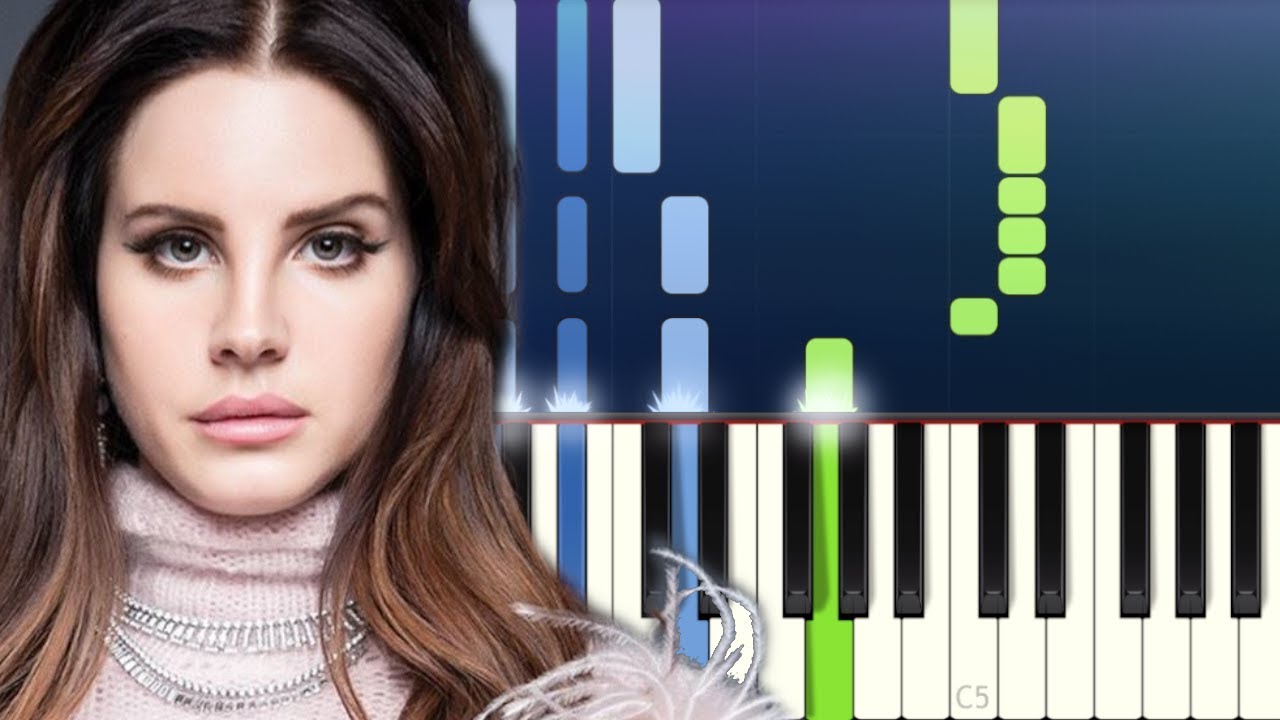 Lana Del Rey - Doin Time (Piano Tutorial)