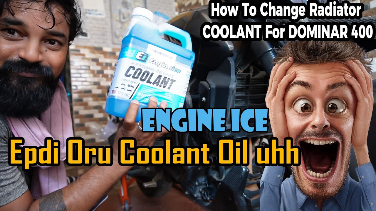 Epdi Oru Coolant Oil Uh!!🙄 How To Change Radiator COOLANT For DOMINAR ...