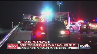 Four teenagers killed in crash on State Road 27