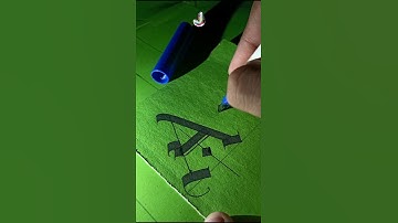 3 Ways to Write A | Gothic Calligraphy | #calligraphy #jafarartgallery