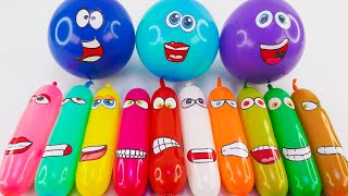 MAKING SLIME WITH MANY FUNNY LONG BALLOON AND GLITTER ! SATISFYING SLIME VIDEOS LONG VERSİON #1