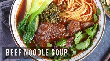 Taiwanese Beef Noodle Soup | 红烧牛肉面