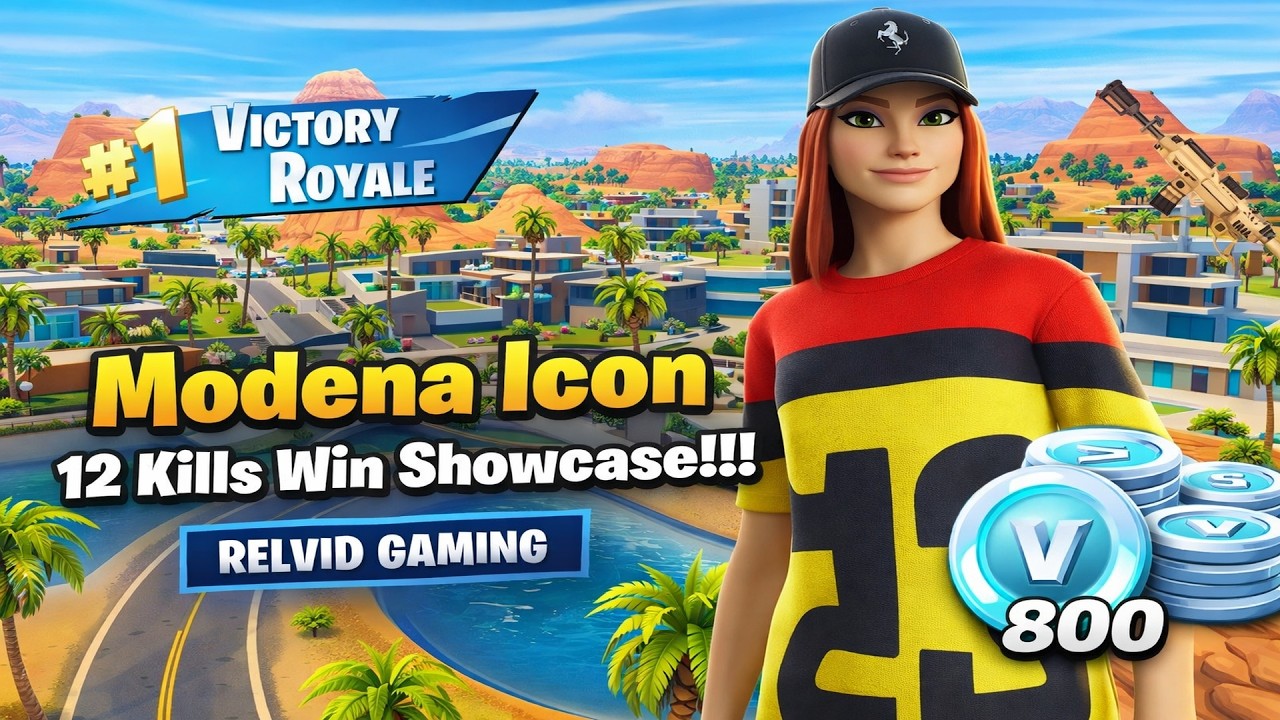 This Modena Icon Skin Is OP… 12 Kills EASY WIN! 😱 | Fortnite 2026 Part ...