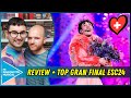 Disfrutamos con zorra de nebulossa y suiza gana eurovision 2024  review y top gran final con mario