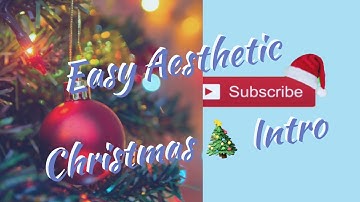 VLOGMAS DAY 5 :HOW TO MAKE AN EASY AESTHETIC CHRISTMAS 🎄 INTRO ON YOUR PHONE 📲 Free Apps