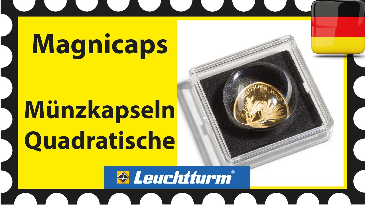 Leuchtturm Münzkapseln CAPS XL – Für Große Münzen Bis 76 Mm • Inkl. 12 Distanzringe • 2er Set
