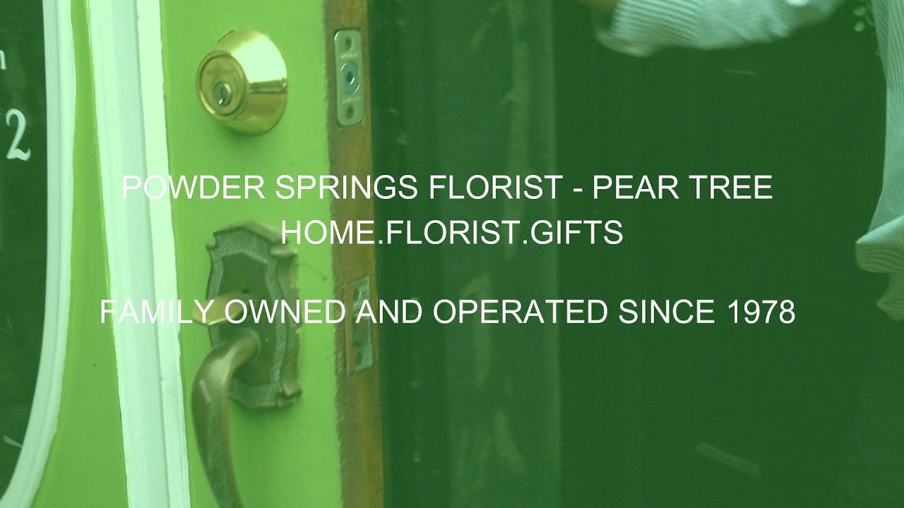 Powder Springs Pear Tree Florist HOME.FLORIST.GIFTS YouTube