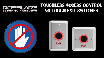 Touchless Access Control | Infrared Exit Switch | No Touch Exit Buttons | Motion Sensor Switch