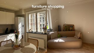 furniture shopping (moving vlog, getting settled in)