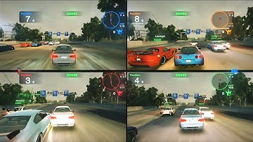 Blur Multiplayer 4 Players Gameplay