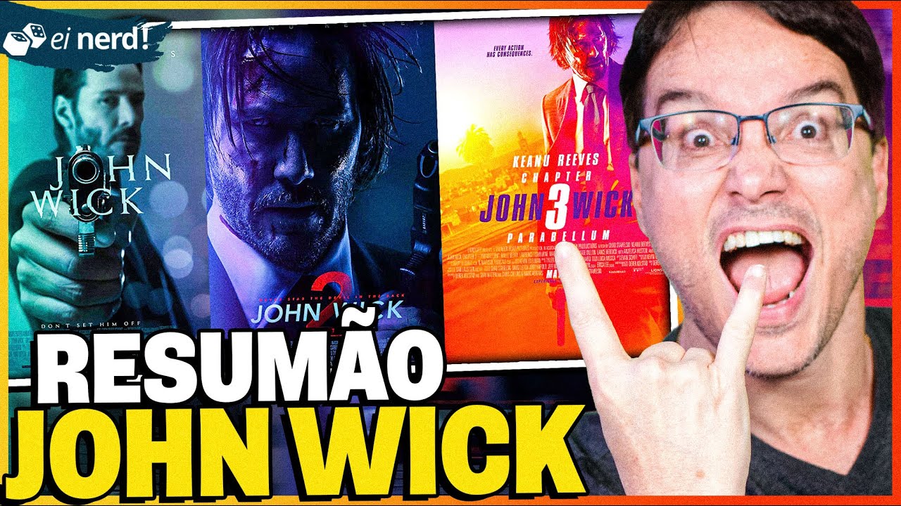 RESUMÃO COMPLETO – JOHN WICK 1 - 2 E 3 [TRÊS PRIMEIROS FILMES