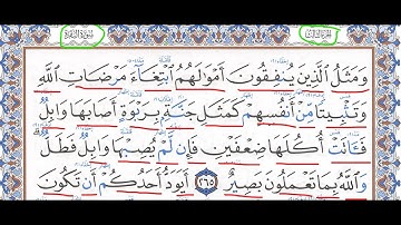 كيف تقرأ سورة البقرة بسهولة ويسر 265-269  💥احمد البربرى