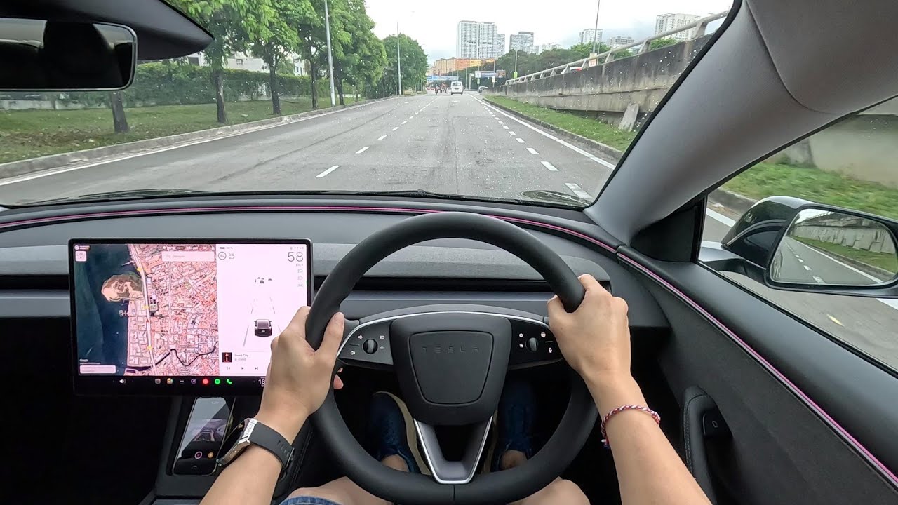 2023 Tesla Model 3 Rear Wheel Drive | Day Time POV Test Drive - YouTube