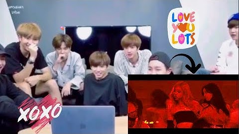 BTS reaction to BLACKPINK  DDU-DU DDU-DU  [THE SHOW]