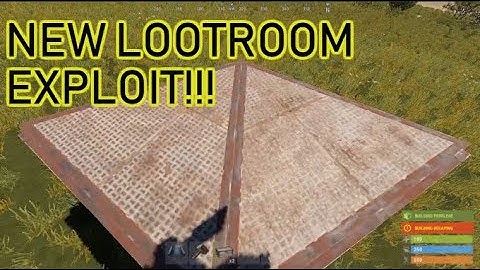 BEST NEW LOOT ROOM EXPLOIT IN RUST!!