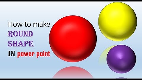 PPT presentation | How to make 3D sphere in power point | 3D ball GRAPHIC design