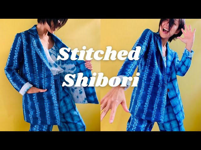 Stitched Shibori Tie Dye Technique - YouTube