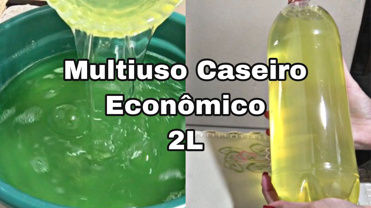 COMO FAZER MULTIUSO CASEIRO SUPER POTENTE C/3 ingredientes com 2,50