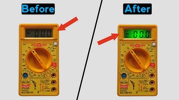 Multimeter Upgraded | Display Light Install at Home | How to install Multimeter display light