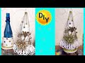 Футляр для новогодней бутылки + елочка. DIY/рукоделие #новогодниеукрашения