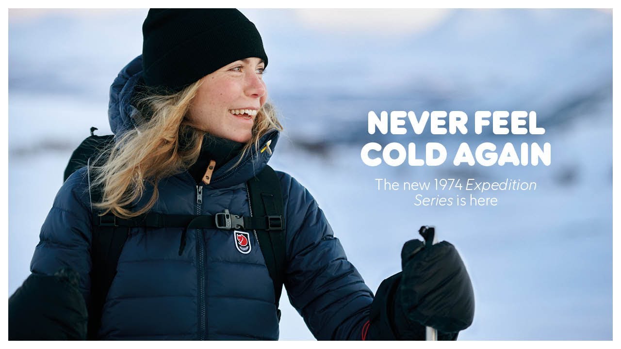 Video till Fjällräven kompletterar sin klassiska dunjacka