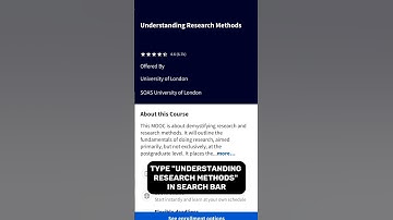 Understanding Research Methods📝Best Online Course For Every Researcher🔥#shorts #coursera #moocs