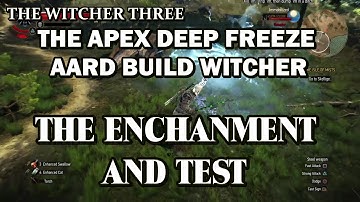 The Apex Deep Freeze Aard Build Witcher , The Enchantment And Test