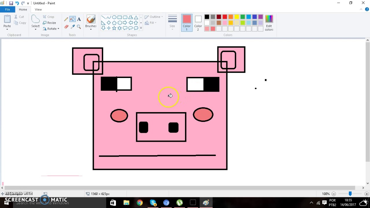 porco do minecraft - Desenho de melzi64 - Gartic