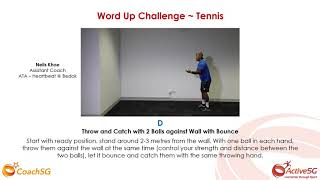 D - Throw and Catch with 2 Balls against Wall with Bounce