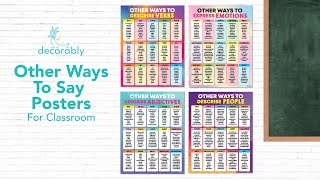 Elevate Your Classroom with ESL English Classroom Posters & Other Ways to Say Posters.🌈🌸⭐