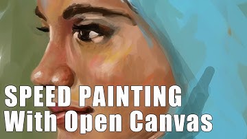SPEED PAINTING with Open Canvas weighted playback
