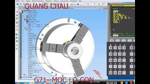 Khóa học Tiện phay MOC LO G71  CHEP HINH G73