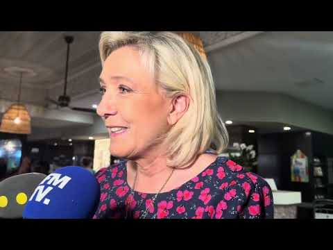 Marine Le Pen réagit après les annonces sur Mayotte Place Nette