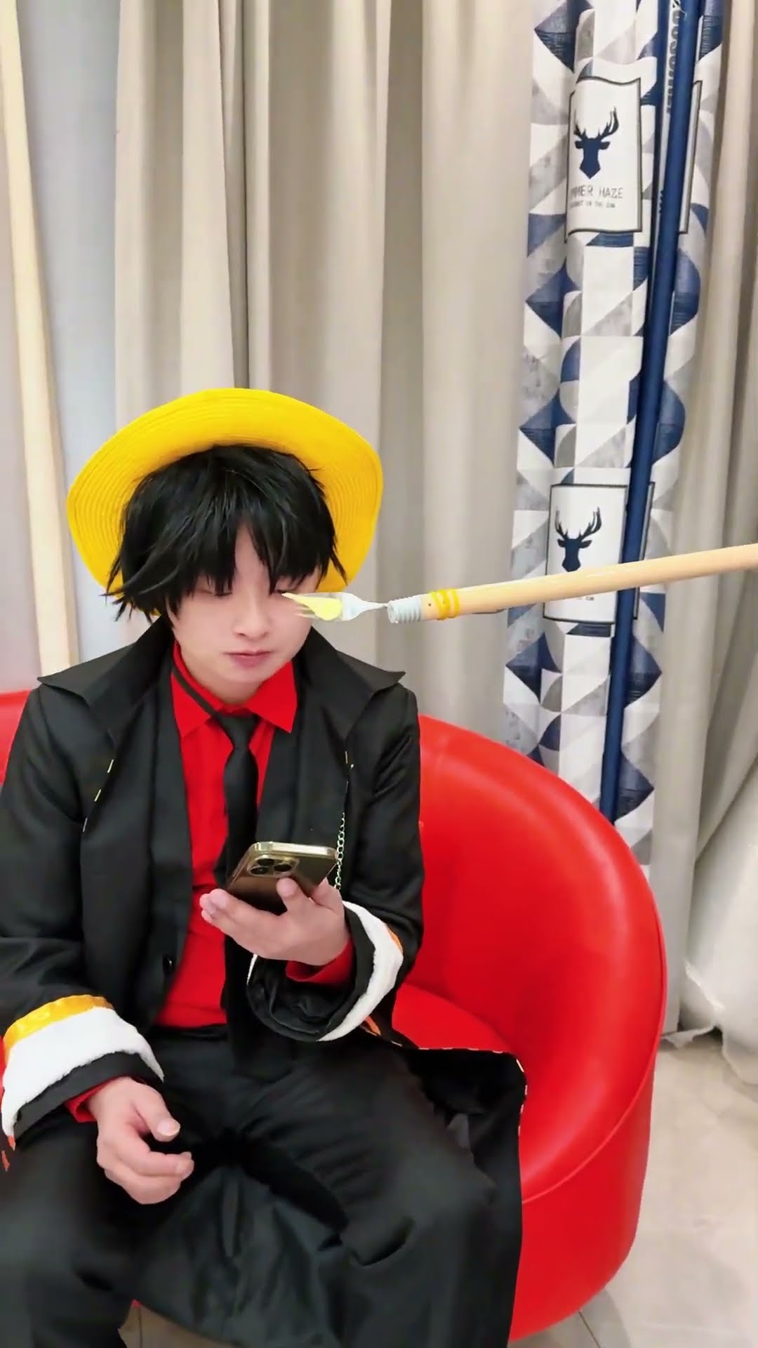 路飞这也太懒了吧！#海贼王 #路飞