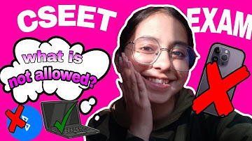 CSEET exam instructions|| are phones allowed is cseet exam ?