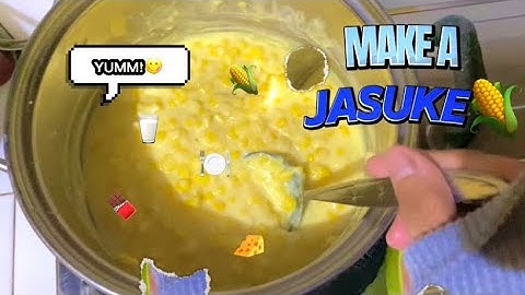 How to make corn cheese milk (JASUKE)🌽